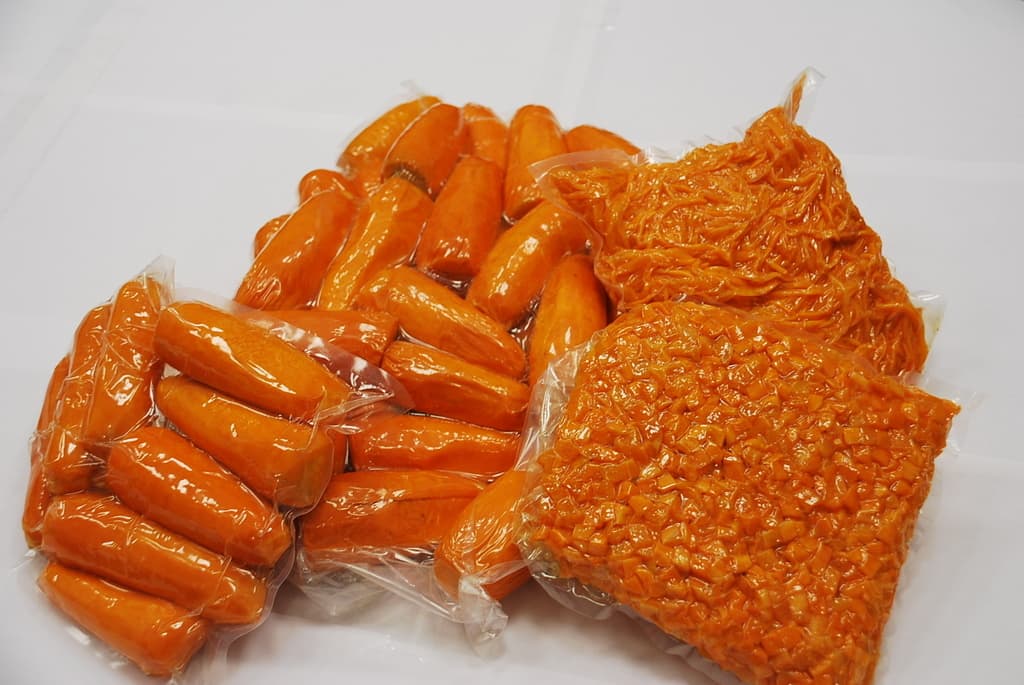 Вакуумная упаковка для морковки